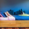 SUPERDANT Cityscape Wall Stickers City Buildings Silhouettes PVC Wall Art
