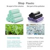Small Trash Bags, 2.6 Gallon Compostable Trash Bags Bathroom Wastebasket
