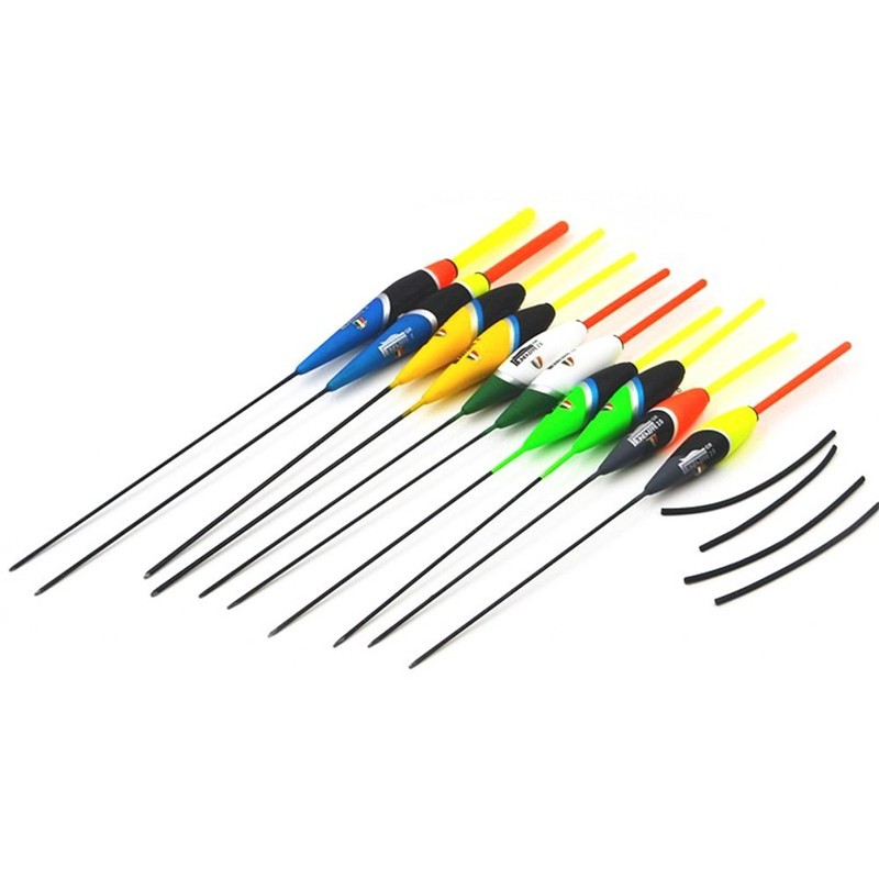 Fishing Floats Set, 10 Pieces Fishing Floats Bobbers Colourful Fish