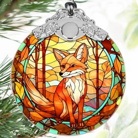 Touber Fox Ornament, Fox Christmas Ornament, Fox Ornaments for Christmas, Christmas Ornaments Clearance, Fox Christmas Tree Ornament, Gifts for Fox Lover
