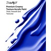 JusArt Acrylic Paint Black Tubes 250ml (8.45 oz), Non Toxic