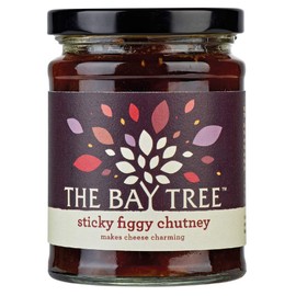 The Bay Tree Sticky Figgy Chutney – Makes Cheese Charming Rich and Sweet Cheeseboard Champion Delicious Treat Great for Meals Suitable for Vegetarians – 320g