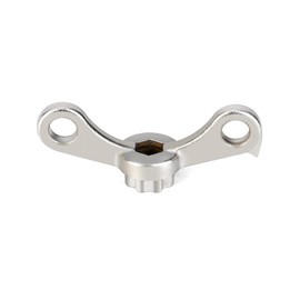QWORK Bike Crank Arm Dust Cap Install Removal Wrench Tool Compatible with Shimano SRAM RaceFace TRUVATIV