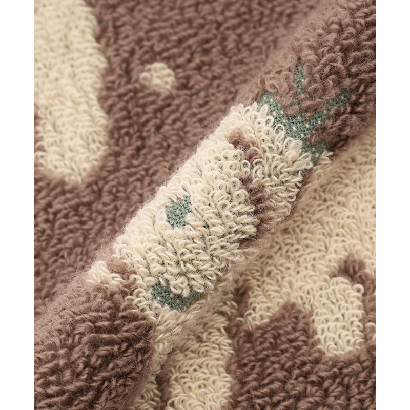 AfternoonTea Living JP07 Hand Towel, Toy Poodle, Mini Towel, Brown
