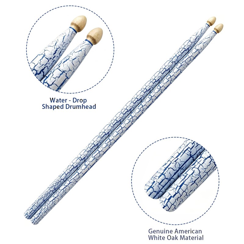 Drum Sticks 5A 5B 7A, American Hickory Drumsticks with Ice