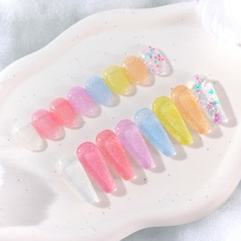 Yes, mayo Yogomayo Angel Core Reflective Glitter Gel 8-piece set / 요고마요 엔젤코어 반사 글리터젤 8종 세트