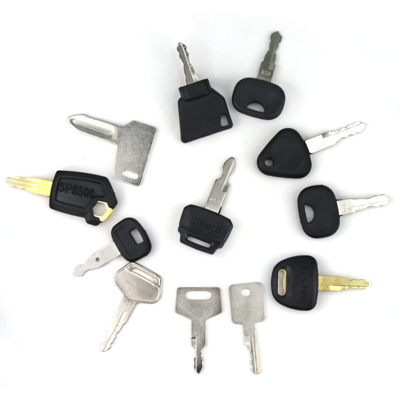 ZUZGO Construction Machinery Key Set Ignition Key Excavator Key Set