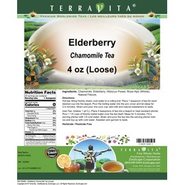 Elderberry Chamomile Tea (Loose) (4 oz, ZIN: 532464) - 3 Pack