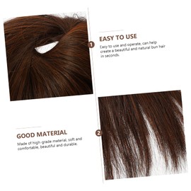 WOONEKY Hair Bun Wig Bun Extension Women's Hair Piece Chignon Updo Messy Bun Accessory for Daily