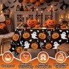 3Pack Halloween Tablecloth 54 x 108 Inch Black Halloween Table