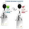 40 PCS Retractable ID Badge Reels with Belt Clip and