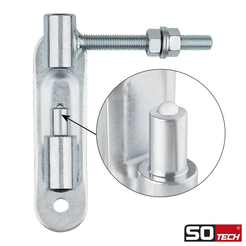 SOTECH Gate Hinge Diameter 24 mm M12 x 96 mm
