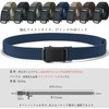 [LionVII] Men's Belt, Extendable, Auto Lock, Nylon Belt, Work, Sports,