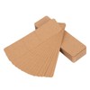 200pcs Kraft Bookmark Sleeves Blank Stable Support Portable DIY Bookmark