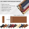 YAFLC Self Adhesive Leather Repair Tape Kit, 4"x 63" Leather