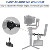 NICEYRIG Rosette Extension Arm with Nato Rail & Locating Holes