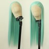 Angle Lucky Mint Green Wigs for Women Long Silky Straight