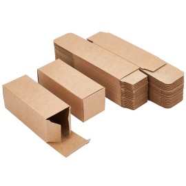 Benecreat 45Pcs Brown Kraft Paper Lipstick Box Essential Oil Wr Kitchen