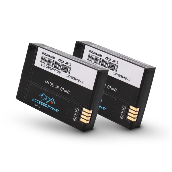 Accessoryway 2PC PMNN4468A PMNN4468B PMNN4468 3.7V 2300mAh Li-Ion Replacement Battery