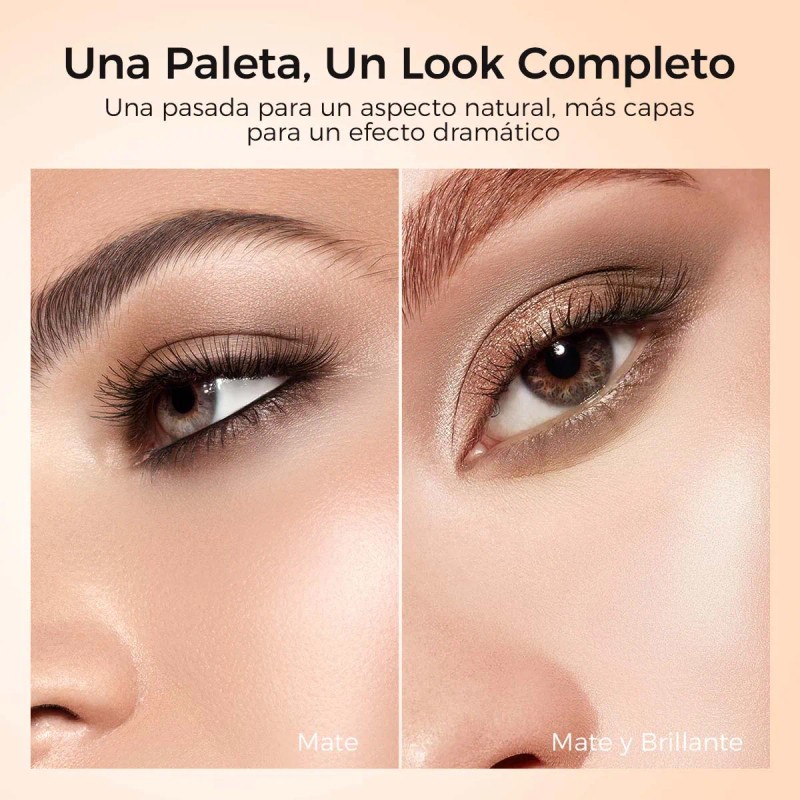 Sace Lady Paleta De Sombras Alta Pigmentación Mate Y Glitter