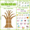 Yopyame 89PCS Jesus Brings New Life Christian Classroom Tree Bulletin