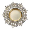 Single Crystal Tealight Candle Holders - Gold, Rose Gold, 8.5cm