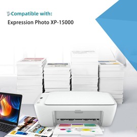 ETBFIT 312XL Black Remanufactured Ink Cartridges for epson 312xl Ink cartridges T312 312XL Work with Expression Photo XP-15000 XP-8500 XP-8600 Printer (3Bk)