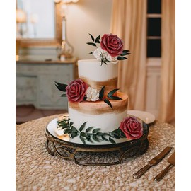 IPOPU Glitter Roses 30PCS 3.15in Stemless Foam Roses with Glitter, Burgundy Glitter Flowers Bulk Glitter Roses for DIY Wedding Bridal Bouquet Home Party Decoration(Burgundy Glitter)