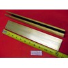 3 Pieces 1/4" x 2" C360 Brass Flat BAR 12"