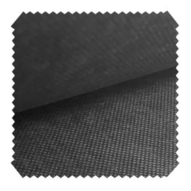 NOVELY® Viva Fleece Backing Fleece Lining Fabric Inner Fabric Upholstery Fleece Inner Cover | 80 100 120 150 g/m² | Sold by the Metre | 1 Running Metre Weight: 80 g/m² | Colour: 03 Black