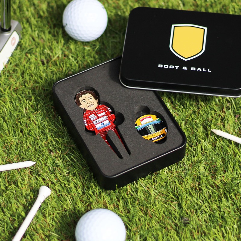 Ayrton Senna F1 Golf Divot Tool & Ball Marker