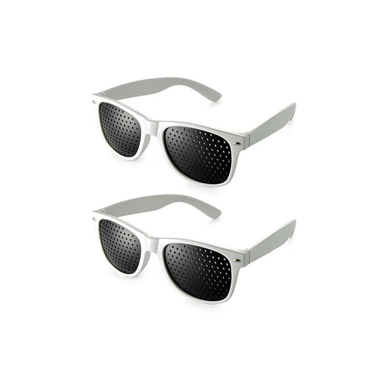 Ganzoo Pinhole Glasses/Grid Glasses for Eye Training for Relaxation, with