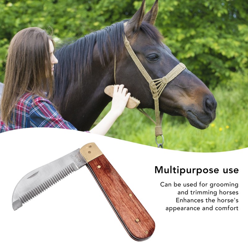 Horse Grooming Stripping Knife Professional Efficient Safe Remove Old Hair
