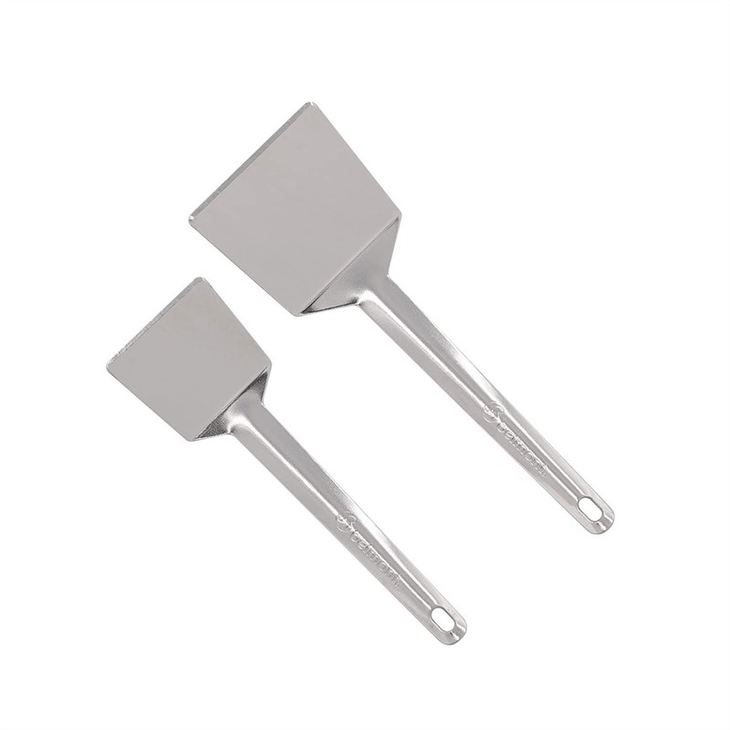 Belmont BM-416 Titanium Spatula Set with Case, Silver