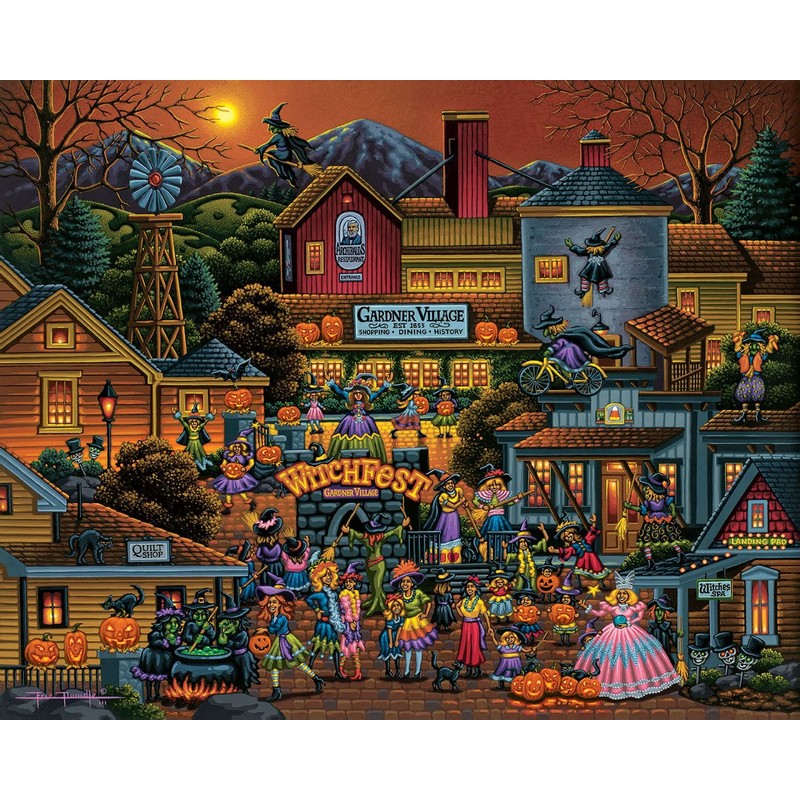 Dowdle Jigsaw Puzzle - Witchfest - 500 Piece