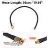 X AUTOHAUX 50cm 19.69" Tyre Inflator Pump Hose with Locking