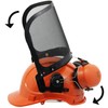 SPARES2GO Chainsaw Safety Helmet with Mesh Visor and Ear Muffs