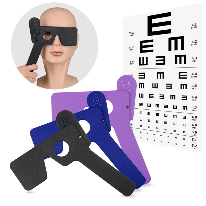 Ophthalmic Eye Occluder with 14 Holes for Ophthalmologists, Orthoptists and