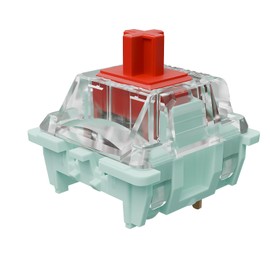 Gateron Jade 3.0 Red Switches for Mechanical Gaming Keyboard,3-Pin 45gf Linear/Pre Lubed Double-Stage Spring Switch（Red,108pcs）
