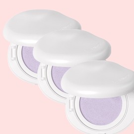 Pearlescent Glow Cushion Veramore Glow Tone Up Purple Sun Cushion SPF50+ PA++++, 13g, 3 pieces / 진주광 광채쿠션 베라모어 글로우 톤업 퍼플 선쿠션 SPF50+ PA++++, 13g, 3개