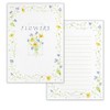 Enuby EA B6 Stationery Paper Flowers Stationery Envelopes Set |