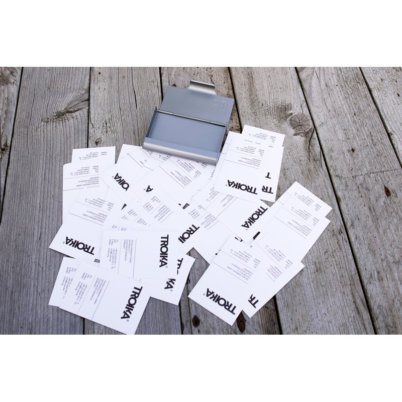 'Troika Jumbo 30 Card Case CDC78/Ti – Viste Business Card