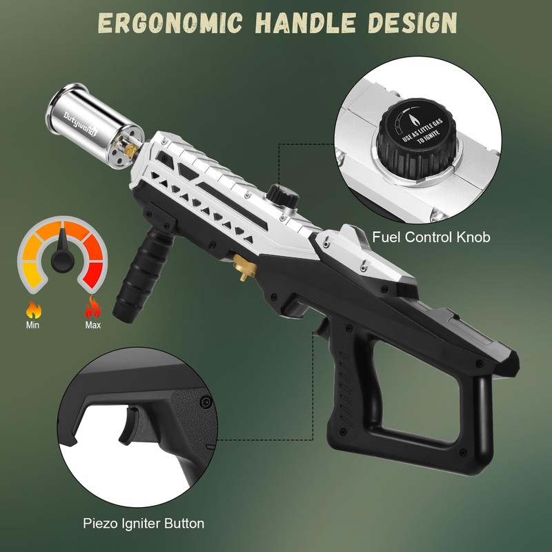 Dutywand Propane Grill Torch Gun – Cooking Torch Head max.