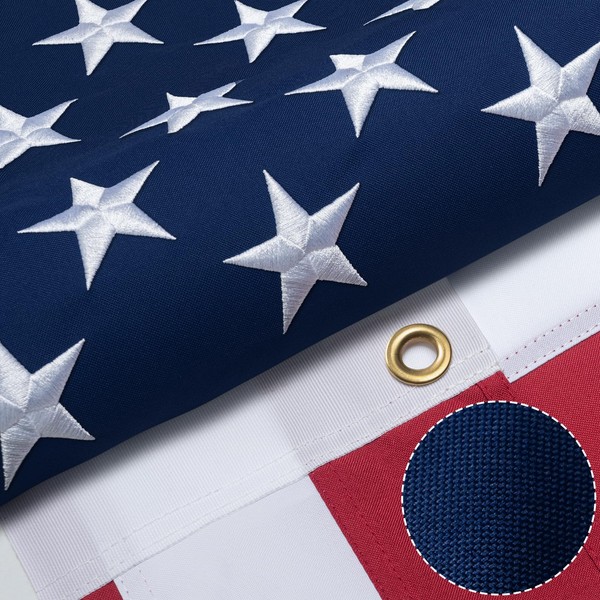 DANF FLAG High Wind American Flag for Outdoor 3x5 Ft