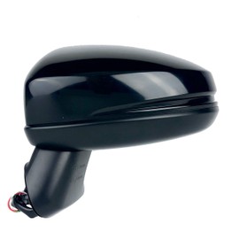 Spieg Driver Side Mirror for 2015-2020 Honda Fit Power Adjustment Non-Heated Glass Black 3 Pins Left HO1320332