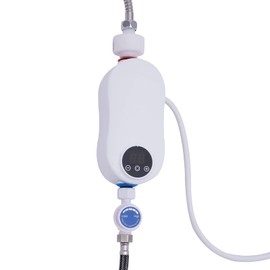 TFCFL 3500W Tankless Water Heater, Tankless Mini Hot Water Heater Under Sink, Mini Electric Tankless Instant Hot Water Heater with Digital Display for Home Kitchen Bathroom