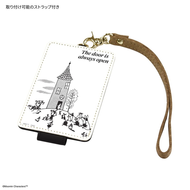 Gourmandies Moomin MMN-238A 80th Anniversary IC Card Case, Moomin House