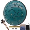 Rain Drum for Outside Garden, 6-Inch Steel Tongue Drum with