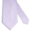 ZENXUS Extra Long Solid Tie for Men Big and Tall,