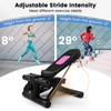 GYMAX Steppers for Exercise at Home, Hydraulic Mini Stair Stepper
